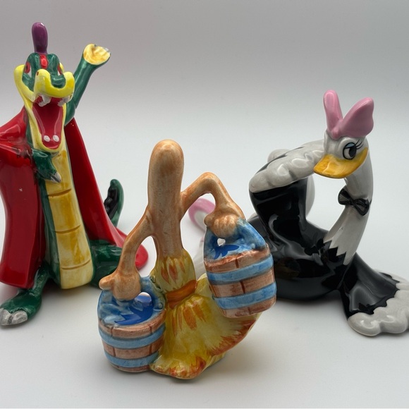 Vintage Walt Disney Fantasia Porcelain Figurines Japan
